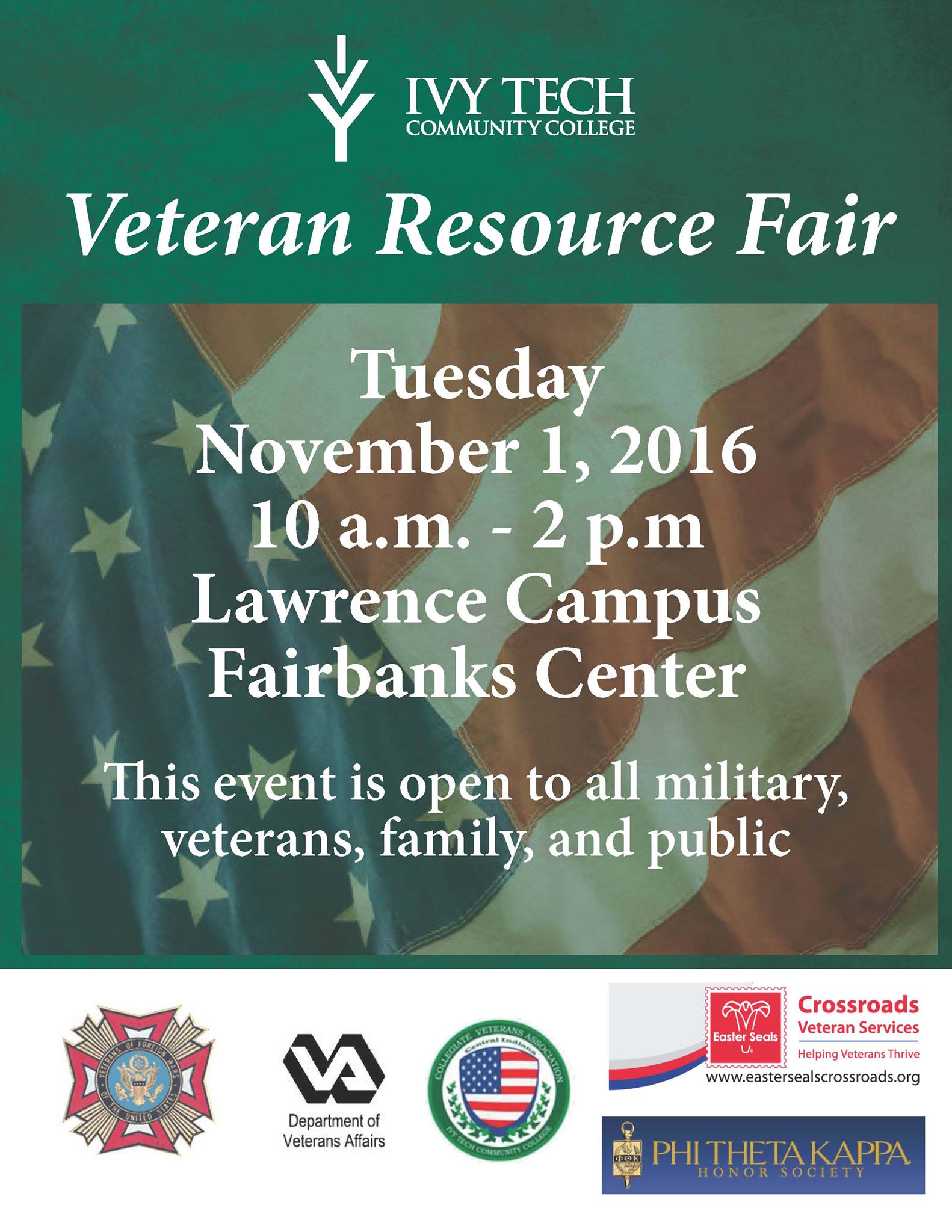 Veteran Resource Fair @ Fairbanks Center | Indianapolis | Indiana | United States